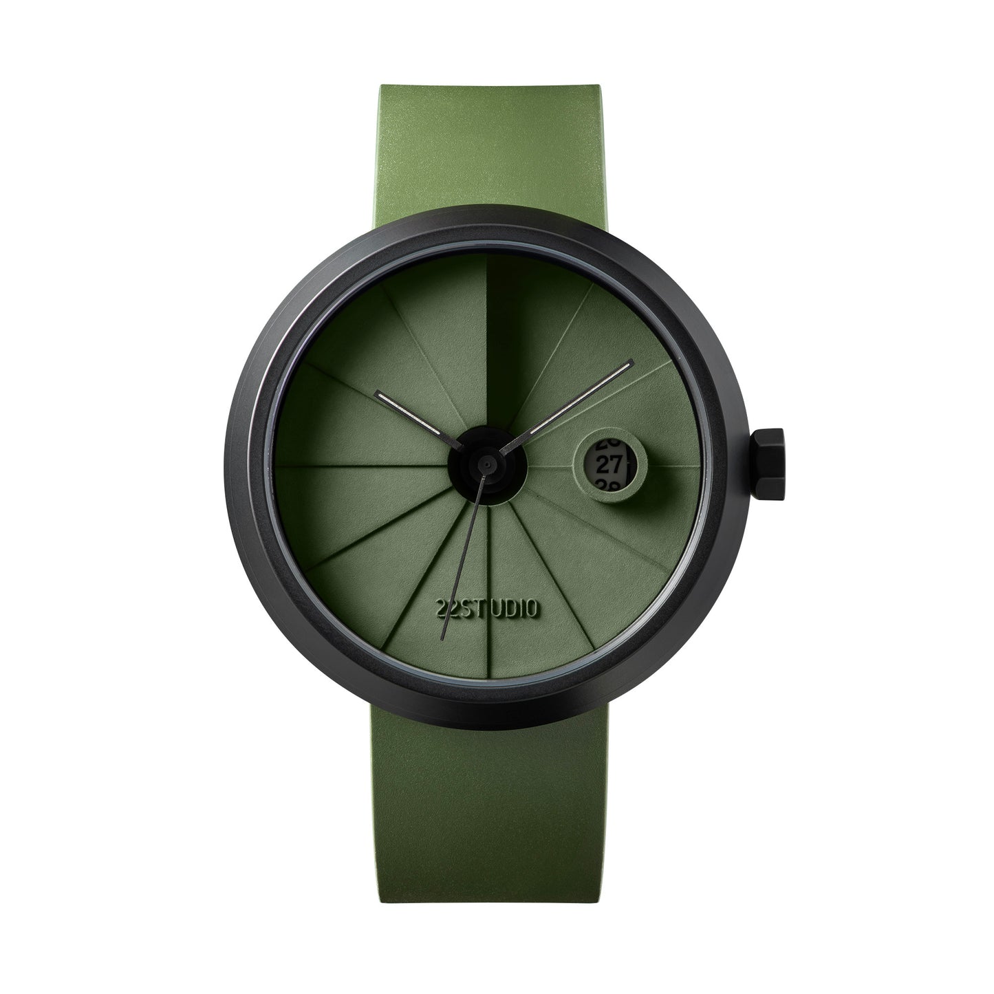 4D Concrete Watch 44mm Moss Edition