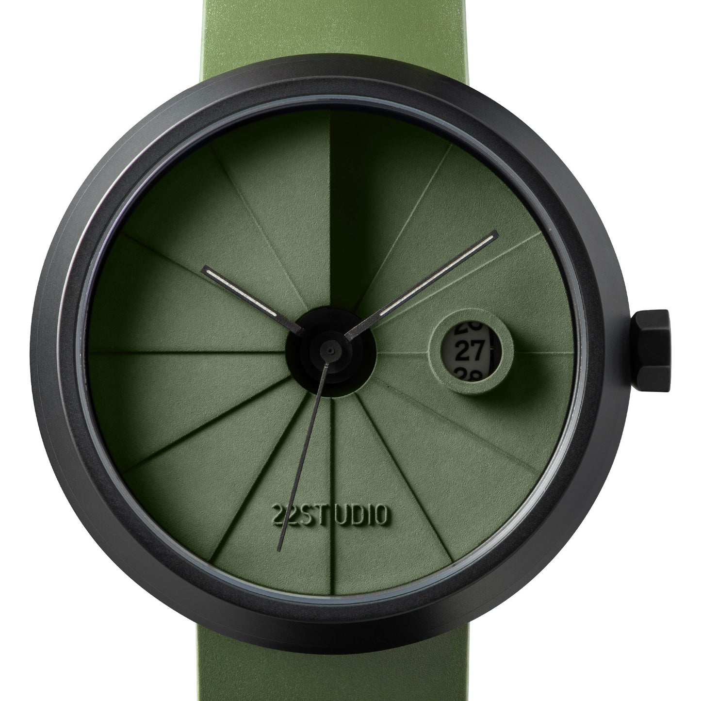 4D Concrete Watch 44mm Moss Edition