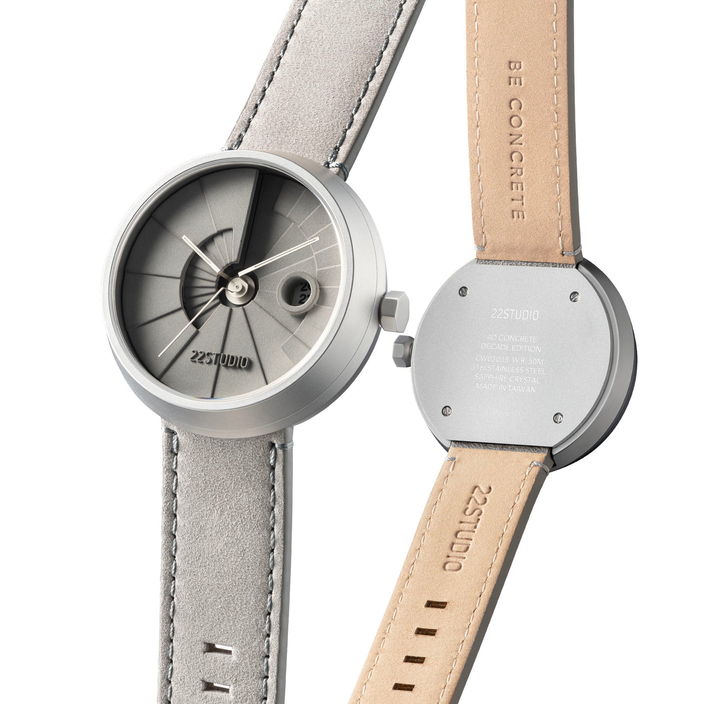4D Concrete Watch Decade Anniversary Edition - Concrete Grey