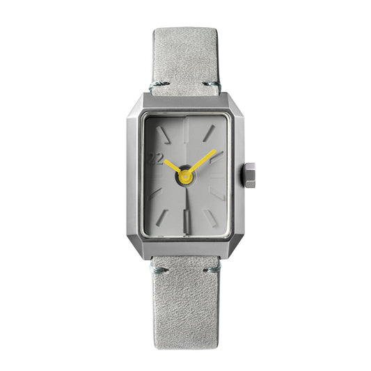 Ups & Downs Rectangular Concrete Watch_Concrete Gray