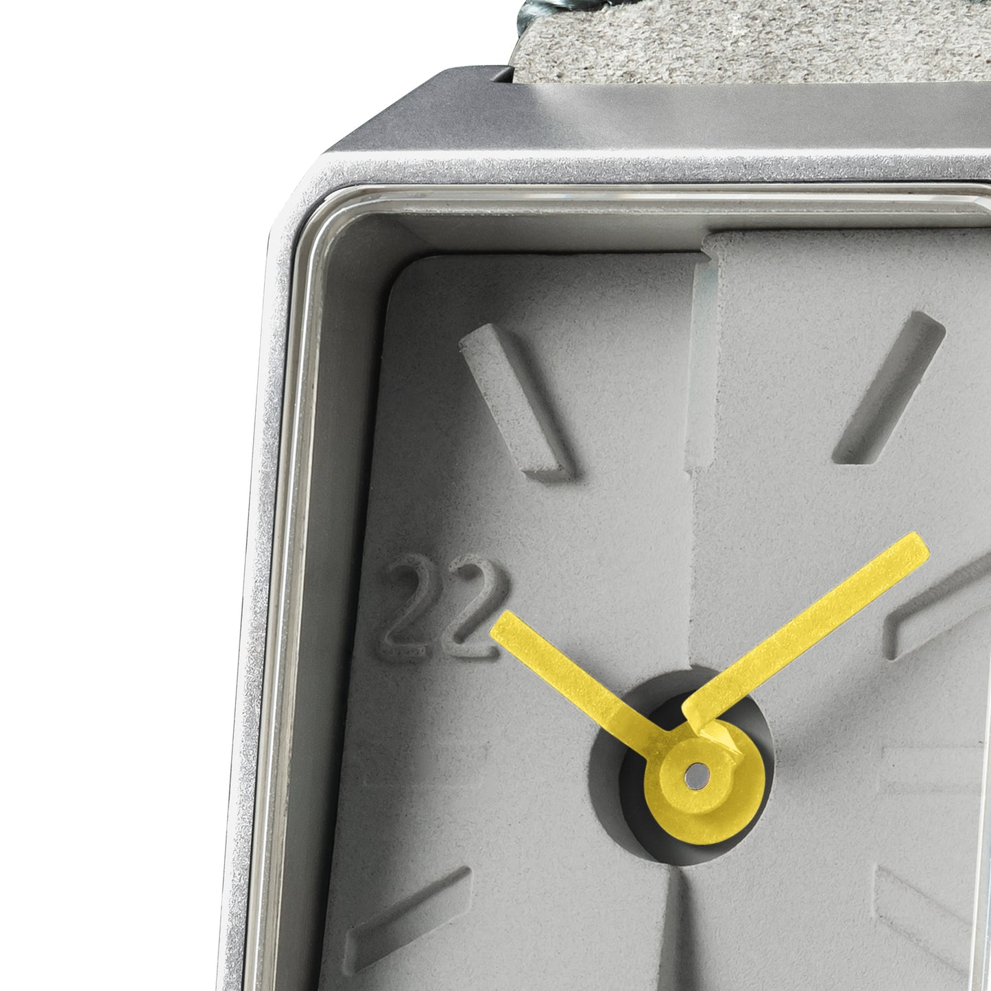 Ups & Downs Rectangular Concrete Watch_Concrete Gray