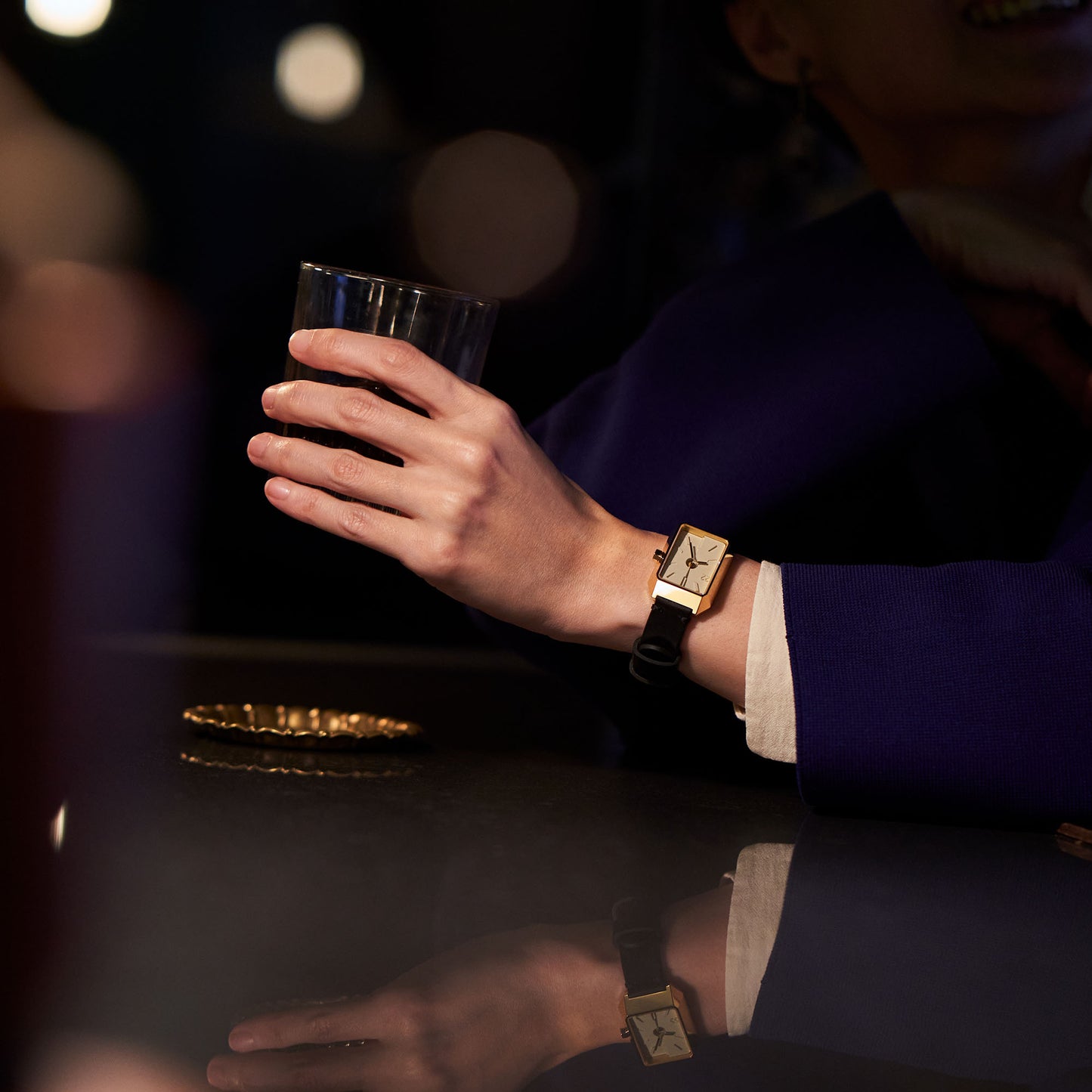 Ups & Downs Rectangular Concrete Watch_Jazz Edition