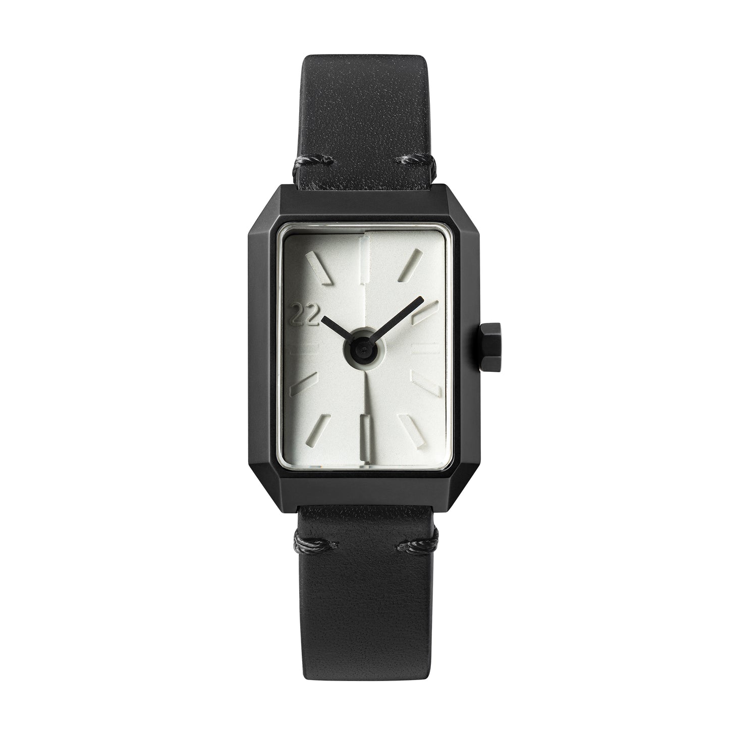 Ups & Downs Rectangular Concrete Watch_Piano Keys Edition