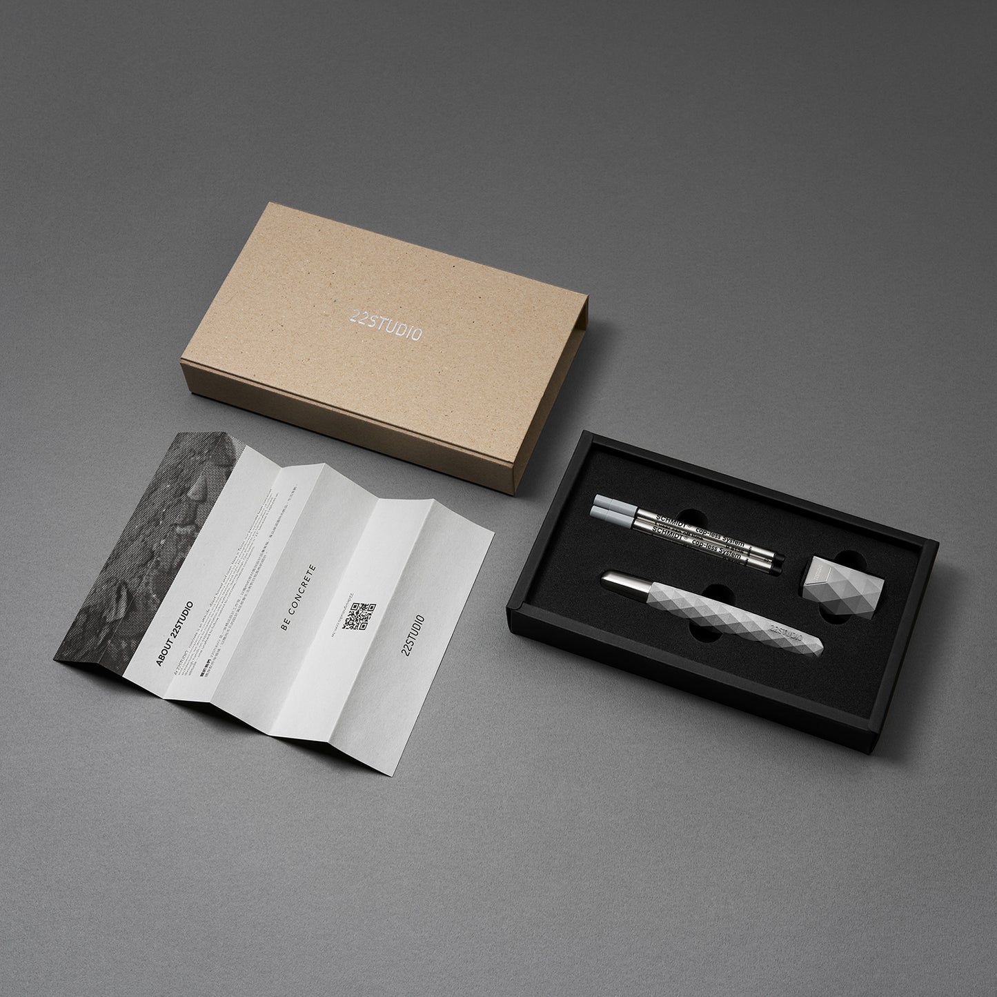 Polygon Rollerball Pen Gift Set (Pen+Pen Rest)