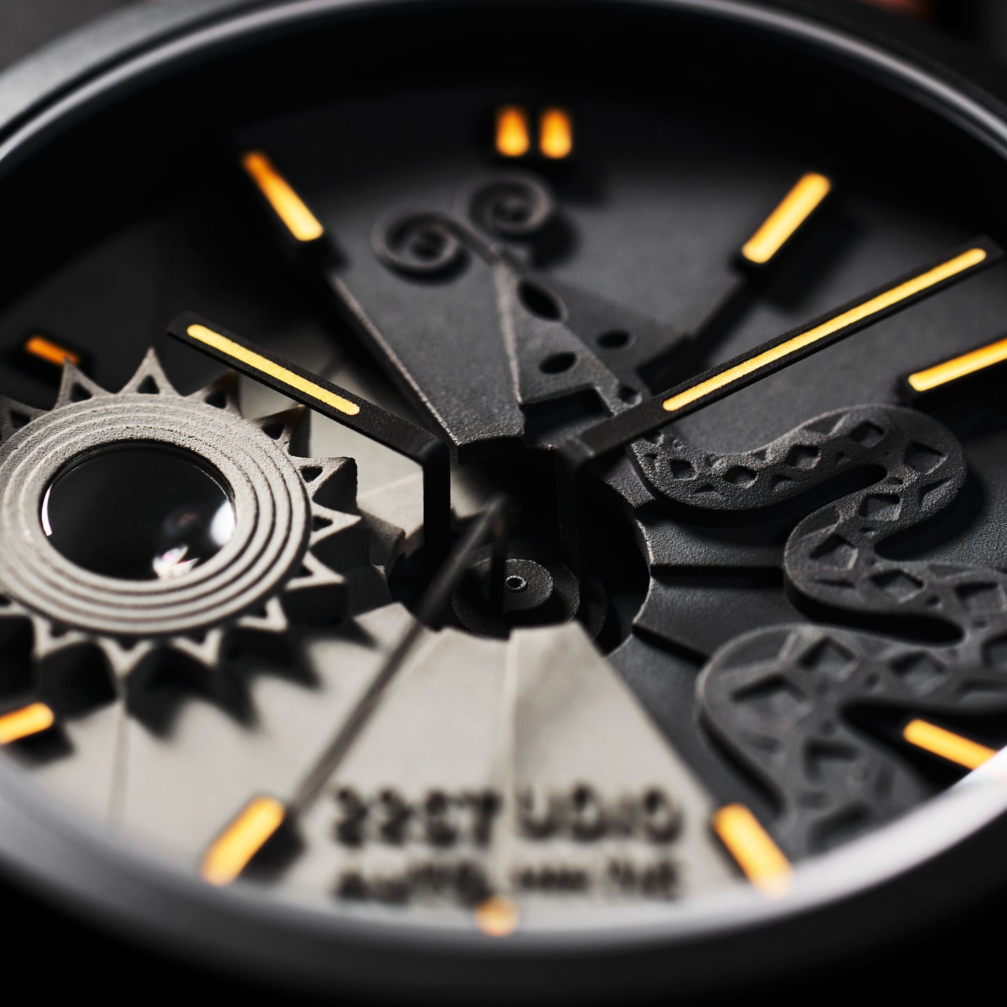4D Concrete Watch Automatic 45mm Snake Edition_Night