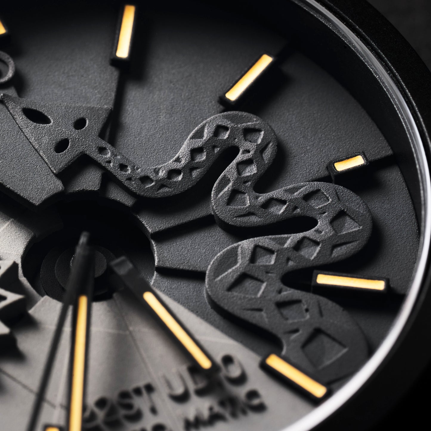 4D Concrete Watch Automatic 45mm Snake Edition_Night