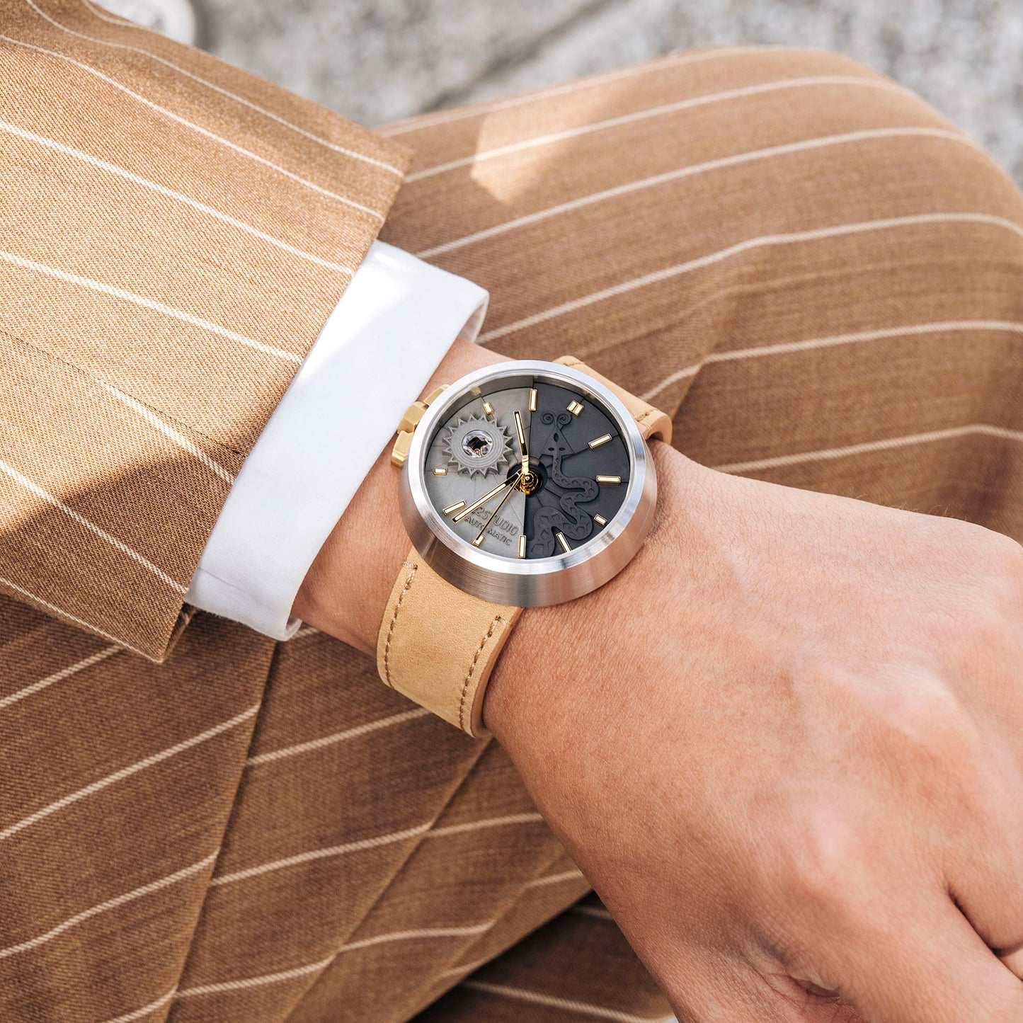 4D Concrete Watch Automatic 45mm Snake Edition_Twilight