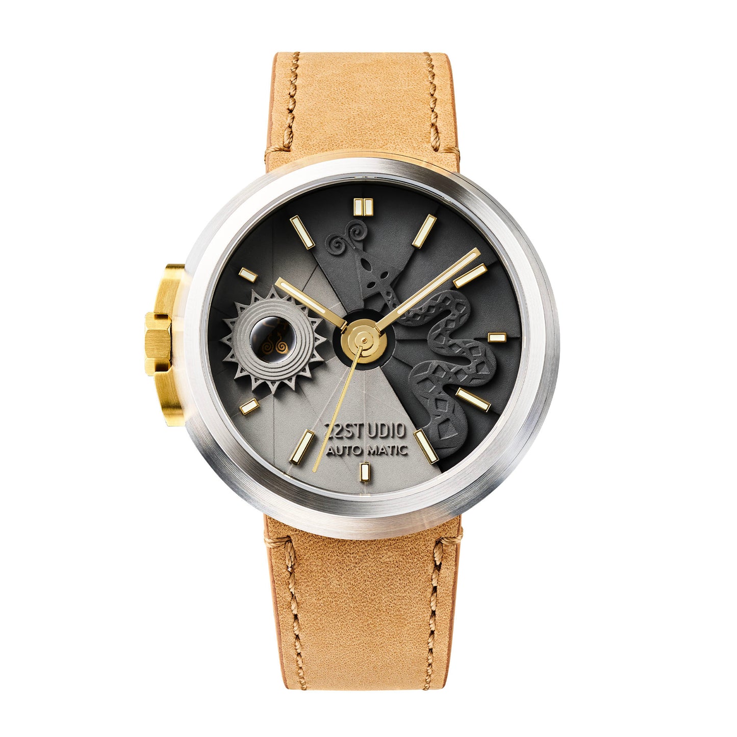 4D Concrete Watch Automatic 45mm Snake Edition_Twilight