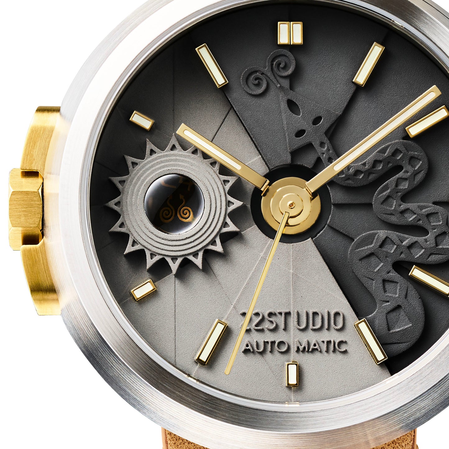 4D Concrete Watch Automatic 45mm Snake Edition_Twilight