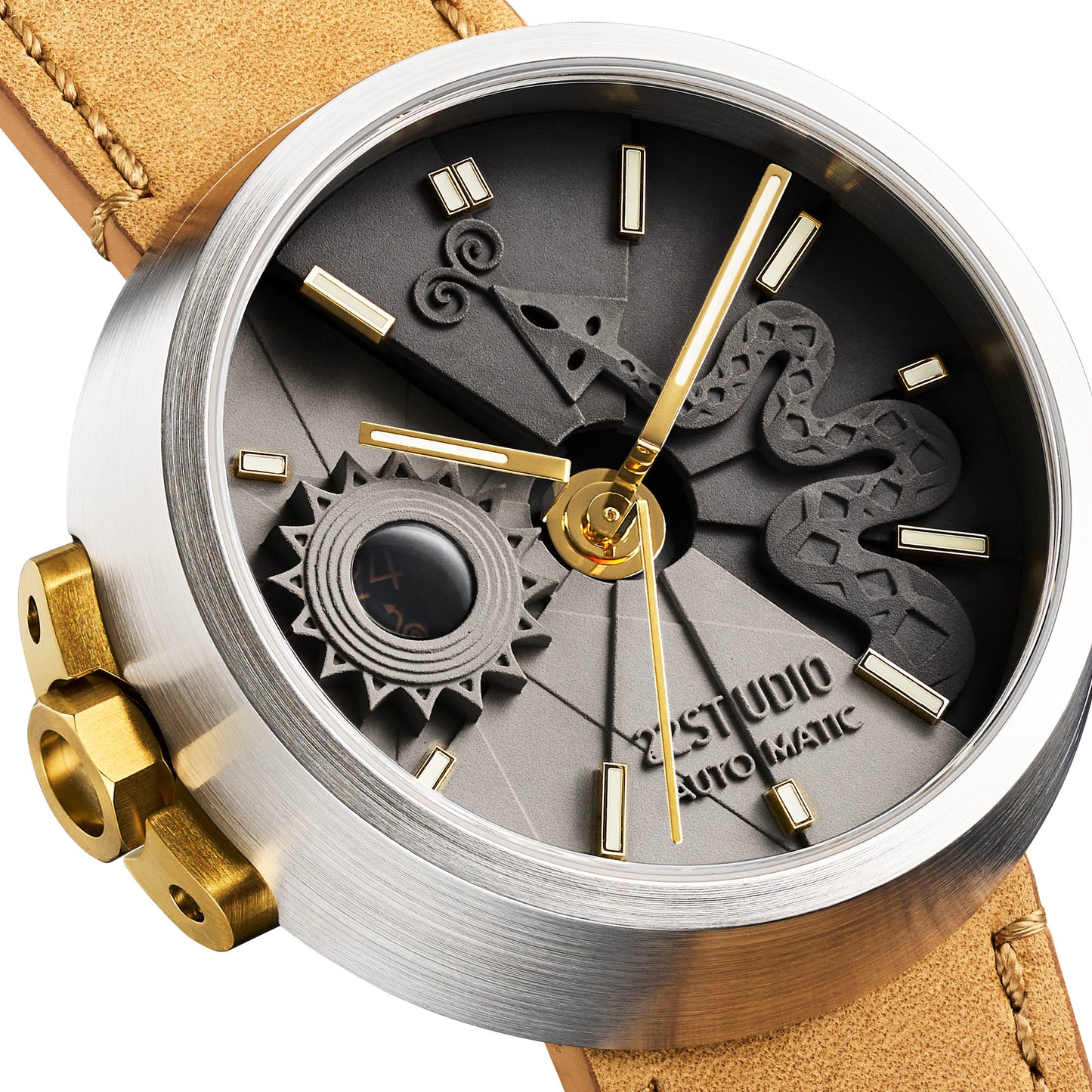 4D Concrete Watch Automatic 45mm Snake Edition_Twilight