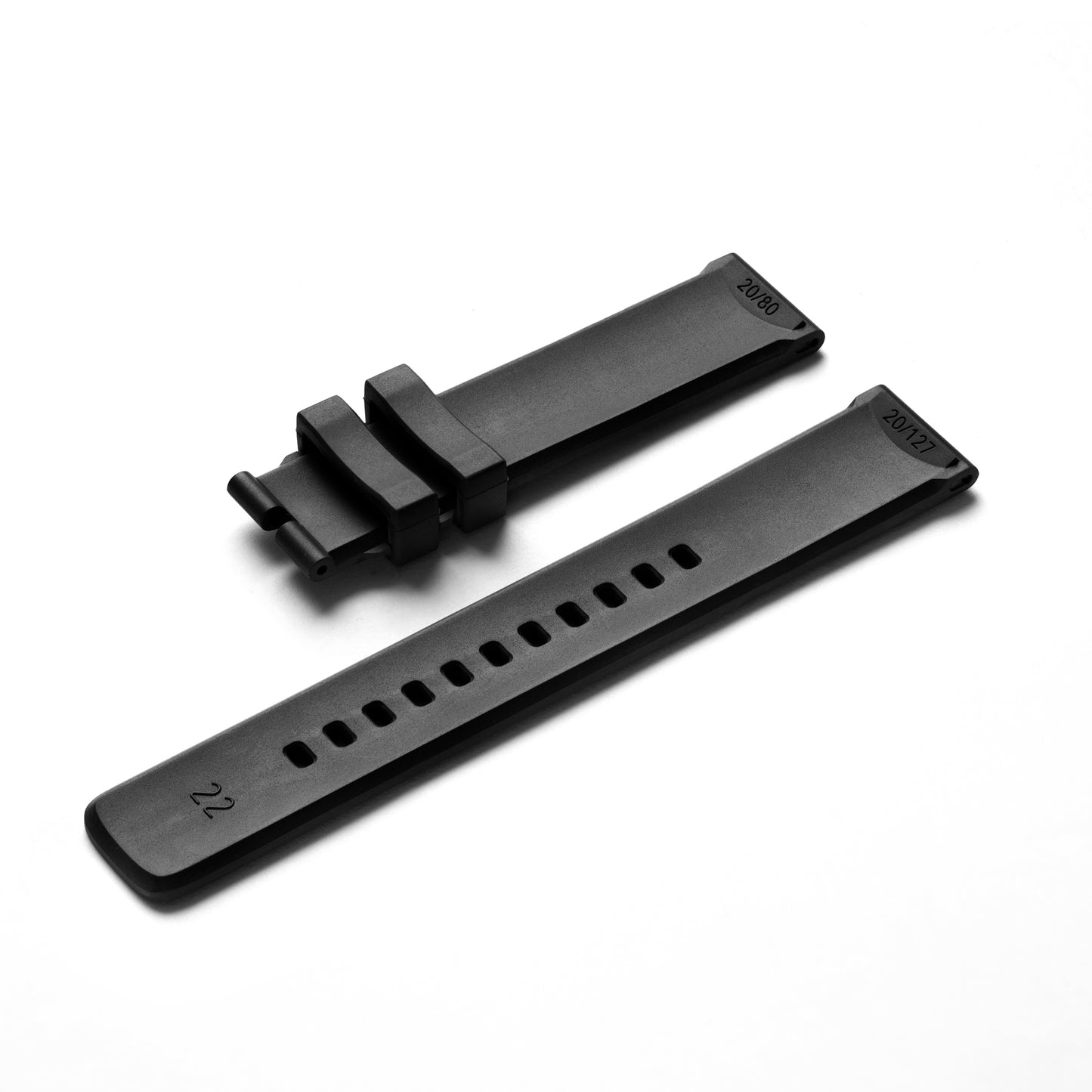 Fluoroelastomer Rubber Strap 20mm