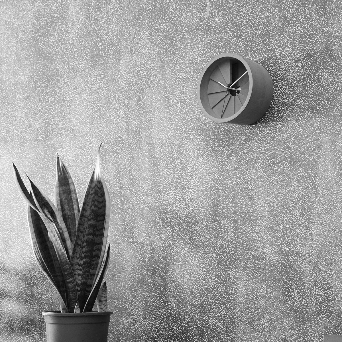 4th Dimension Wall Clock (Red/ Gray)