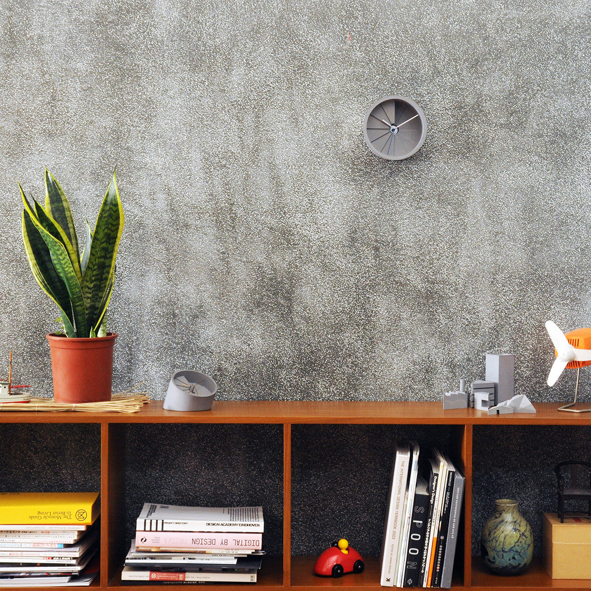 4th Dimension Wall Clock (Blue/ Gray)