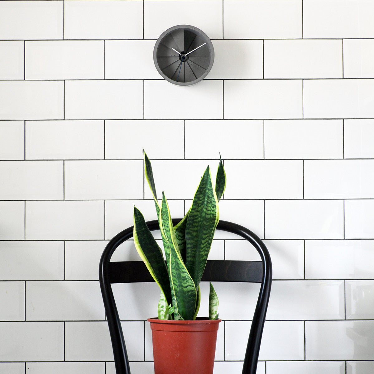 4th Dimension Wall Clock (Blue/ Gray)