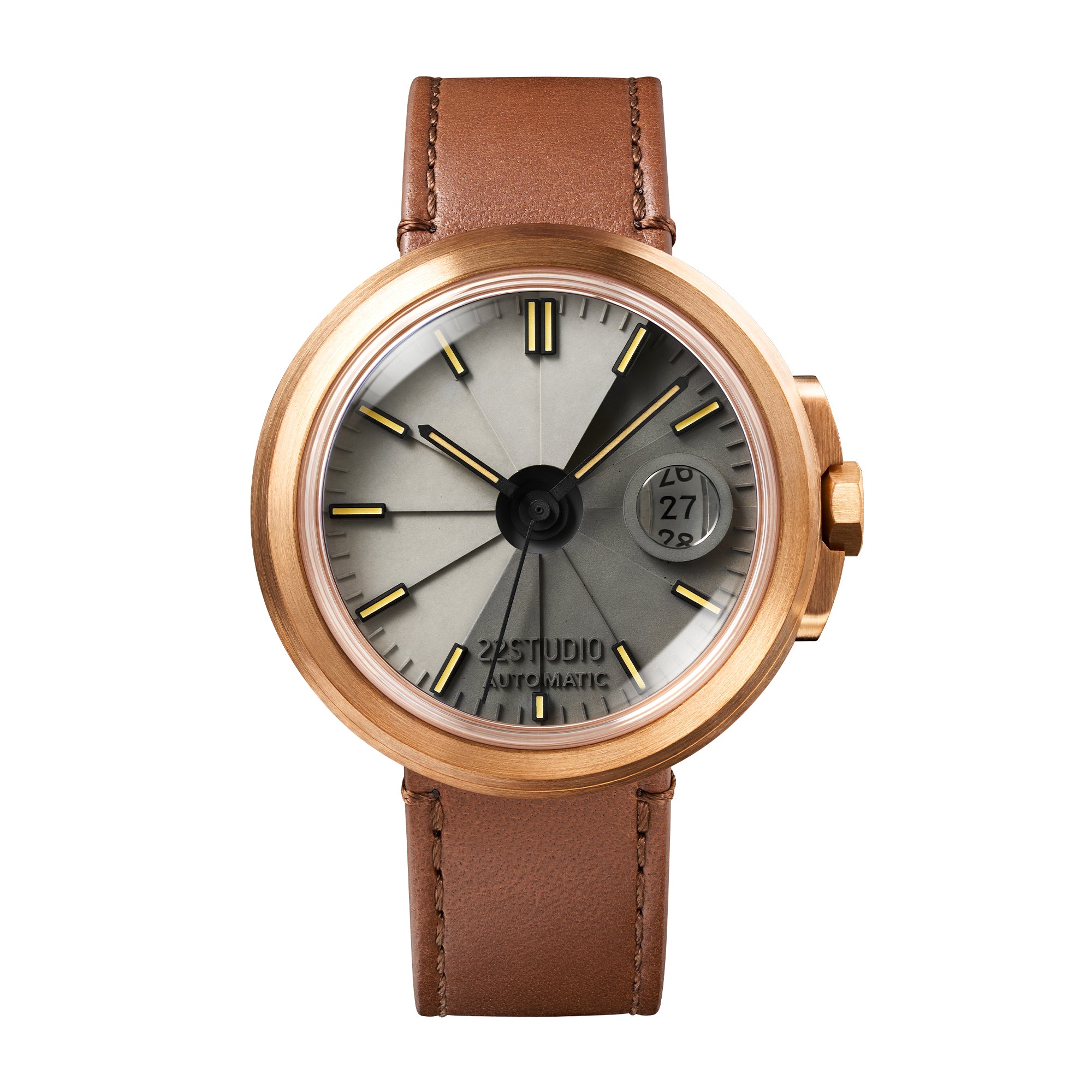4D Concrete Watch Automatic DUO_Bronze Explorer – 22STUDIO