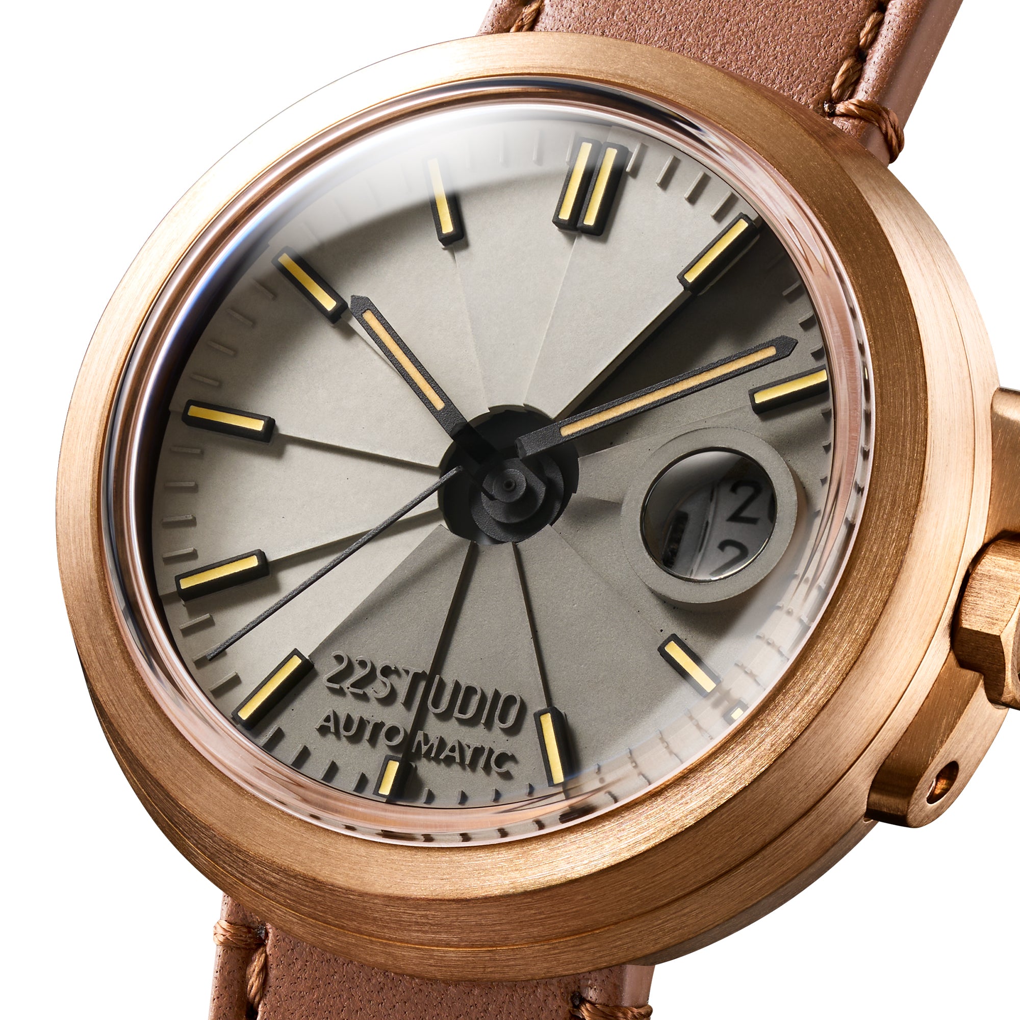 4D Concrete Watch Automatic DUO_Bronze Explorer – 22STUDIO