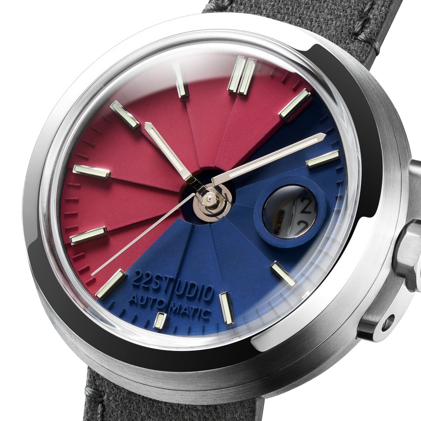 4D Concrete Watch Automatic DUO_Ice & Fire