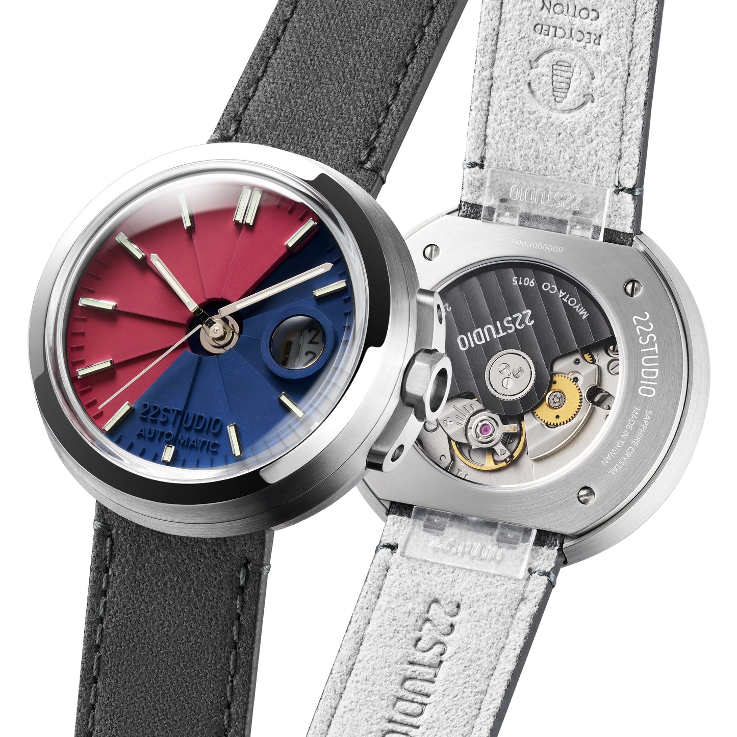 4D Concrete Watch Automatic DUO_Ice & Fire