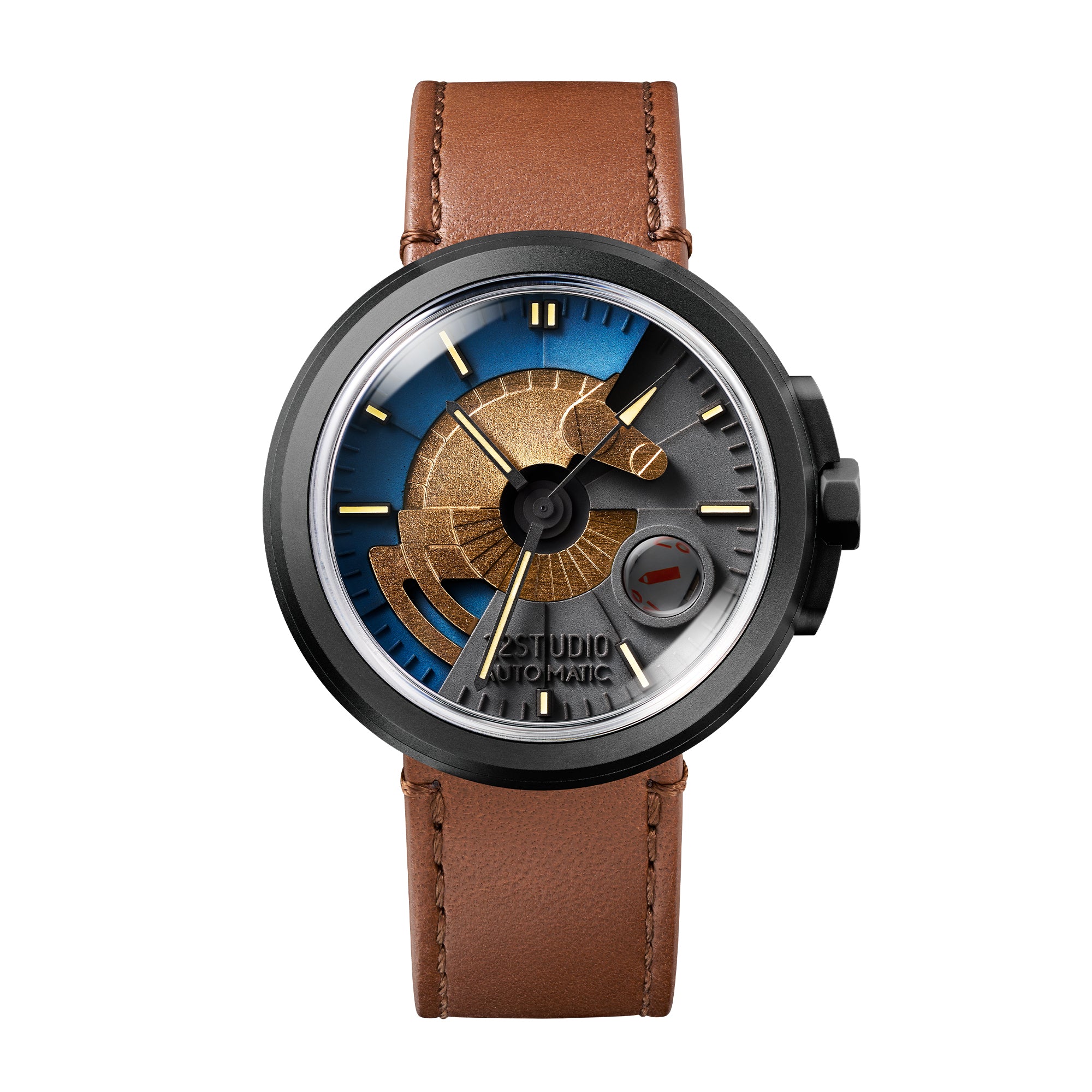 Quasimode ‎クオシモード Young Black Horse アナログ 4D Concrete Watch Automatic 43mm Horse Edition_Golden Horse – 22STUDIO