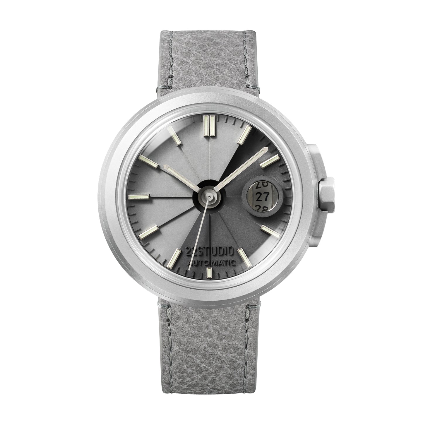 4D Concrete Watch Automatic DUO_Mist Grey