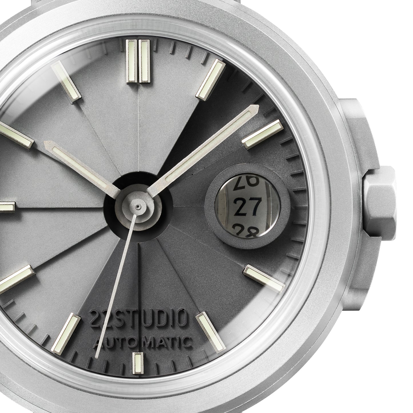 4D Concrete Watch Automatic DUO_Mist Grey