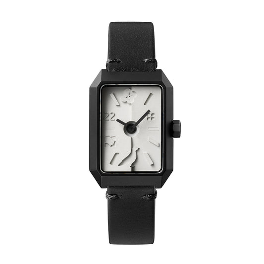 Ups & Downs Rectangular Concrete Watch_InBloom Piano Keys Edition