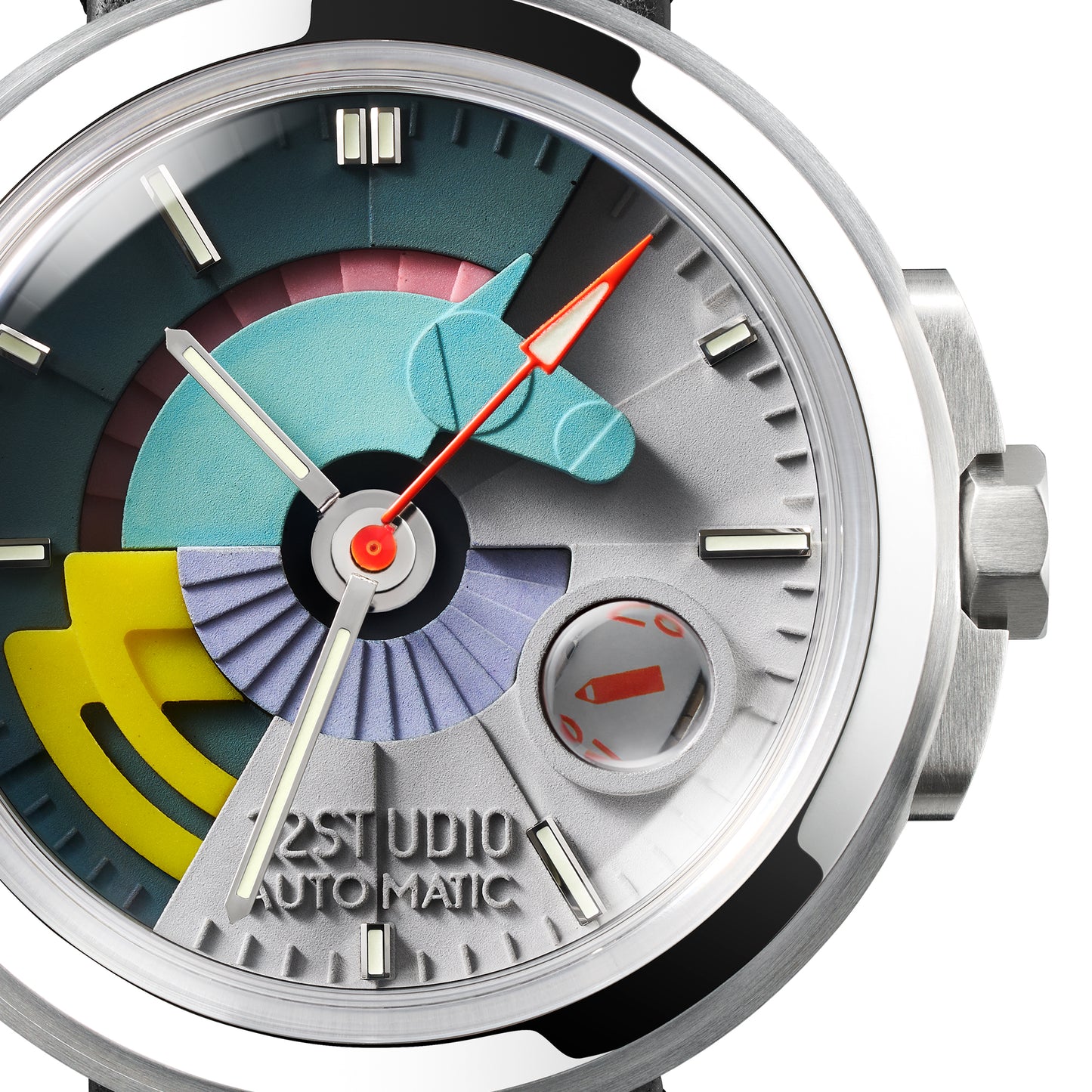 4D Concrete Watch Automatic 43mm Horse Edition_Neon