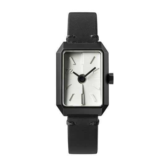 Ups & Downs Rectangular Concrete Watch_Piano Keys Edition