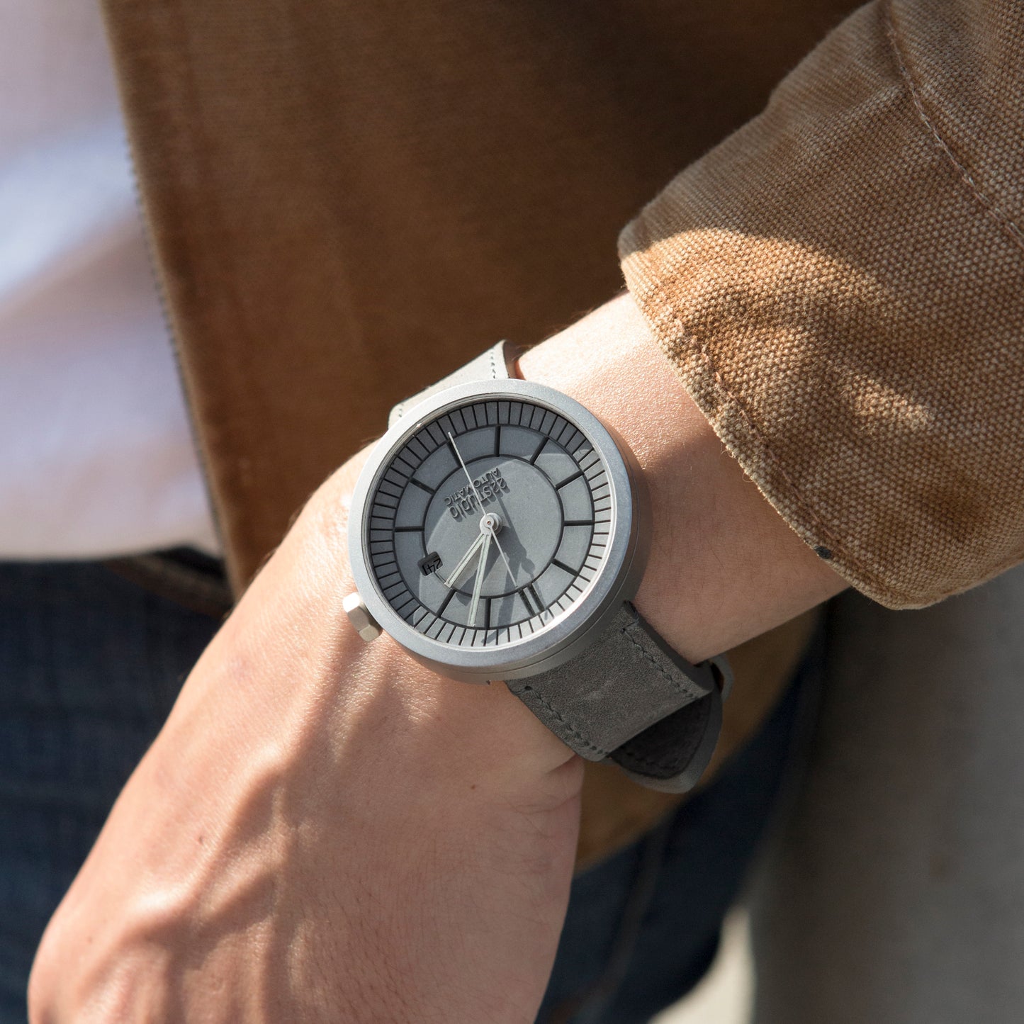 Concrete Sector Watch 43mm Automatic Concrete Grey Edition