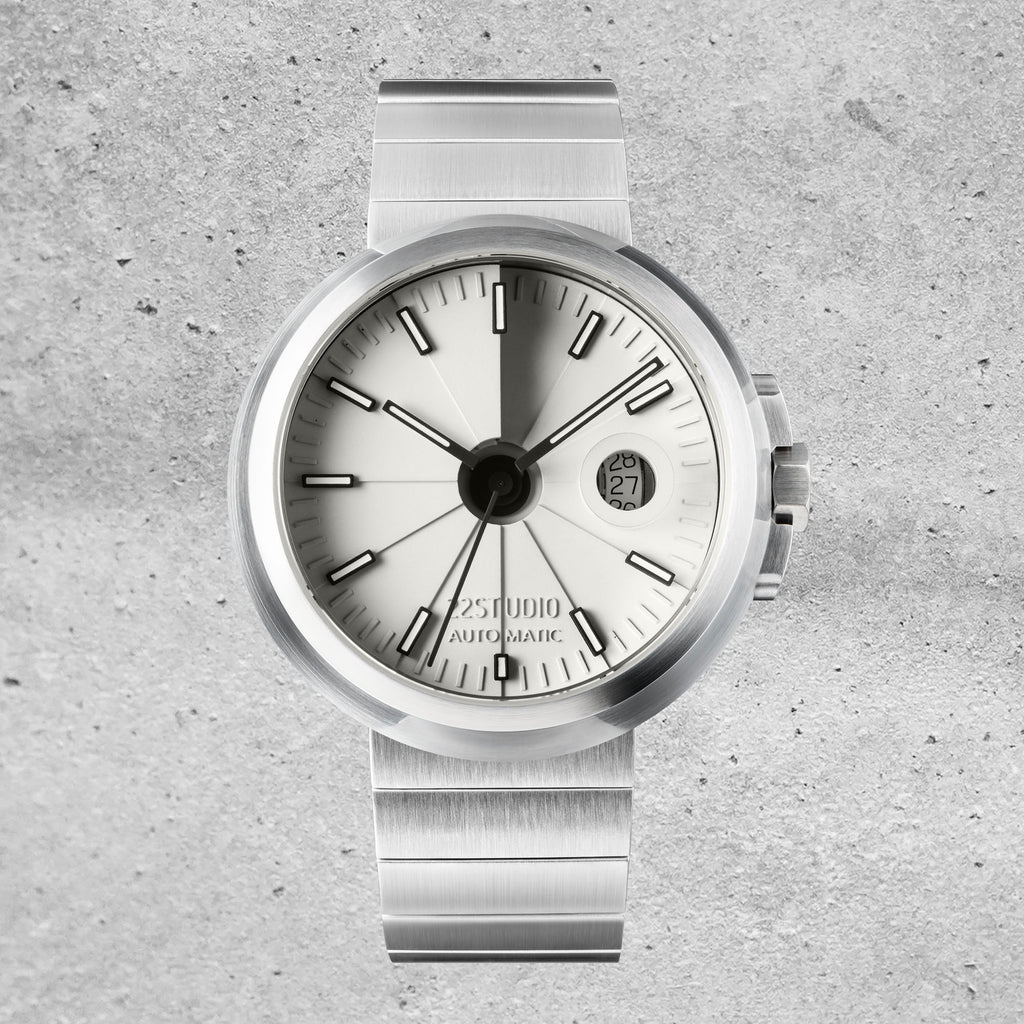 Concrete Watch Automatic 45mm Sport Edition_Smoky White