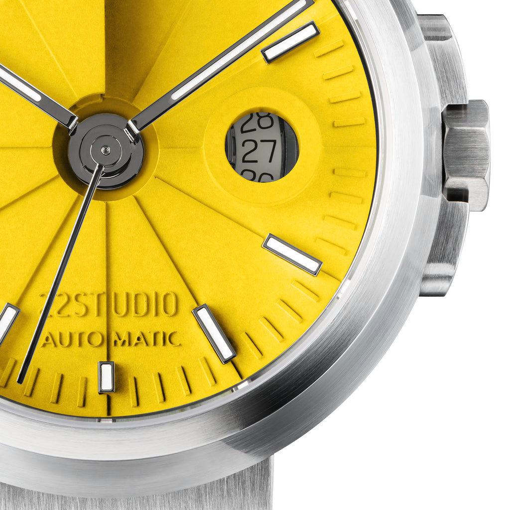 Concrete Watch Automatic 45mm Sport Edition_Bright Yellow