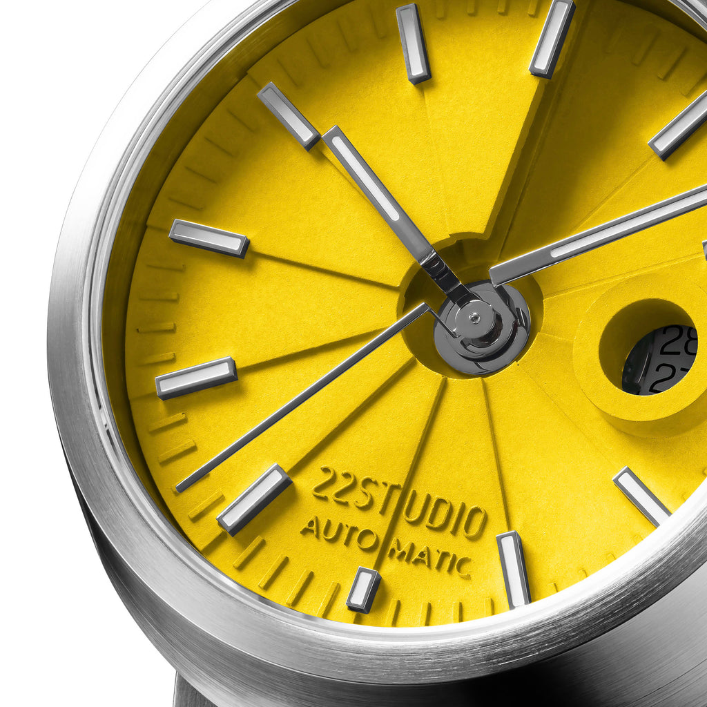 Concrete Watch Automatic 45mm Sport Edition_Bright Yellow