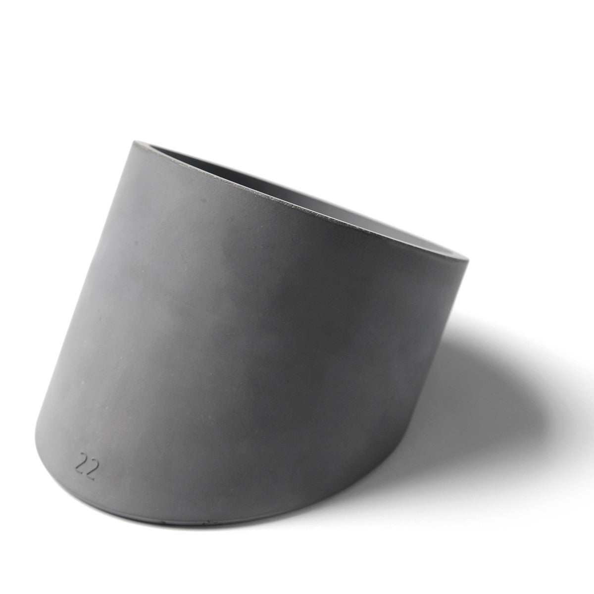 4th Dimension Table Clock (Silver/ Dark Gray)