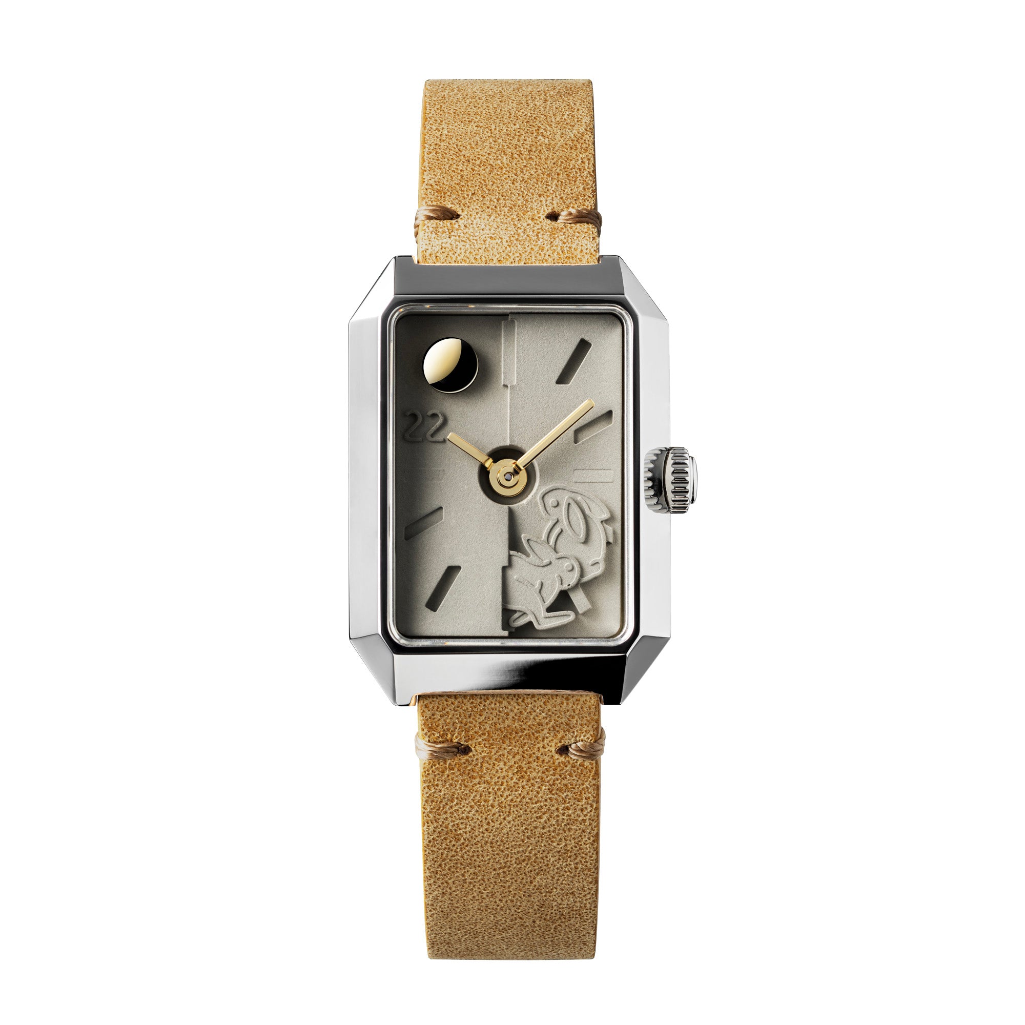 Limited Rabbit Edition Concrete Watch Manual Wind_Silver grass (Woman ...